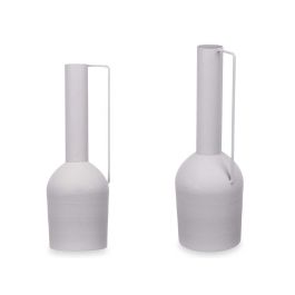 Jarron Acero Alto Gris Pastel Giftdecor 13X39CM (6 Unidades) Precio: 60.95000021. SKU: B1K3FCR5SN
