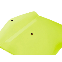 Liderpapel Carpeta Dossier Broche Polipropileno Din A4 Amarillo Fluor Opaco Capacidad 50 Hojas