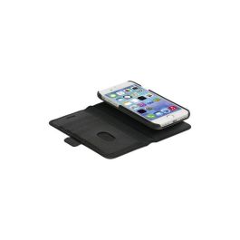 dbramante1928 Lynge 2-en-1 iPhone SE/8/7/6 Funda Cartera Desmontable Cuero de Grano Completo Sostenible Negro