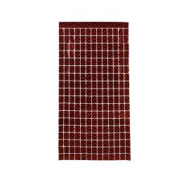 Cortina Decorativa Metalizada Rayas Negro Y Rojo 200x100 cm Precio: 1.6819. SKU: B14C97JKS6