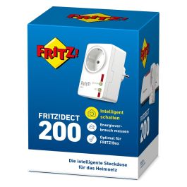 AVM FRITZ! DECT 200 Enchufe Inteligente con Programador Eléctrico Diario/Semanal Blanco