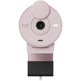 Logitech Brio 300 Webcam Full HD 1080p, USB-C, Micrófono Integrado, Rosado