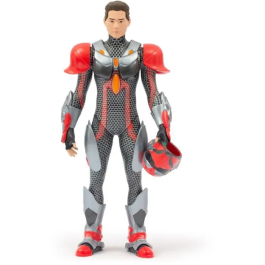 Gormiti GRV034 Figura Articulada Vástago con Armadura Modelo Fuego 27 cm para Niños a partir de 4 Años