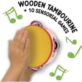 Pandereta de madera - LISCIANI - Toca y agudiza tu oído Pandereta de madera - LISCIANI - Toca y agudiza tu oído