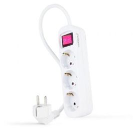 Nano Cable Regleta con Interruptor 10.38.0003, 3 Tomas de Corriente, Cable 1.4m, Blanca Precio: 9.5000004. SKU: B13CQNPC2T