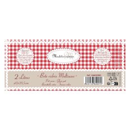 Mediterraneo Bote de Vidrio con Tapa 2L (1/2 Galón) Ø12x20.5 cm (6 Unidades)