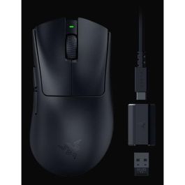 Razer Ratón Inalámbrico Gaming DeathAdder V3 Hyperspeed Negro Óptico 26000 DPI RF Wireless + USB Type-C Mano Derecha Ergonómico