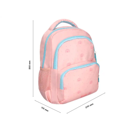 Liderpapel Mochila Escolar Multibolsillo Infantil Rosa Rainbows 350x110x270 mm