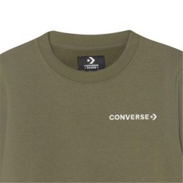 Sudadera sin Capucha Niño Converse Wordamark Verde oscuro 42,5