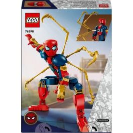 LEGO 76298 Marvel Iron Spider-Man Figura para Construir, Set de Juego de Construcción y Rol para Niños