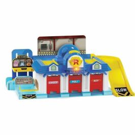 Silverlit AAATF85206 Playset HQ Garaje para minivehículos, incluye 1 vehículo, a partir de 3 años