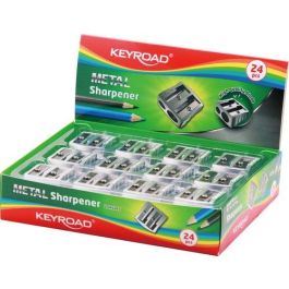 Afilalapiz Metalico Cuña Keyroad Doble Uso (Set de 24) Afilalapiz Metalico Cuña Keyroad Doble Uso (Set de 24) Precio: 15.49999957. SKU: B1D45WWYXG