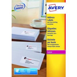 Etiquetas Adh.Impr.Avery A4 Blanca C.Romos Caja 100H 63,5X38,1 Mm 2.100 Uds.(L7160) (Set de 5) Precio: 291.50000011. SKU: B13QHBKLJ9