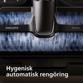 Philips Aspiradora inalámbrica AquaTrio XW9463/11 - Cepillos AquaSpin alta velocidad y sistema de autolimpieza