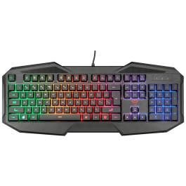 Trust Teclado gaming gxt 830-rw Avonn Iluminacion Rainbow USB 2.0 Cable 1,4 m