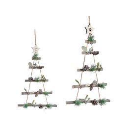 Adorno de Navidad en Madera Plateado 48x34 cm - Krist+ (36 Unidades) Precio: 177.99000054. SKU: B1GMGW9W4M