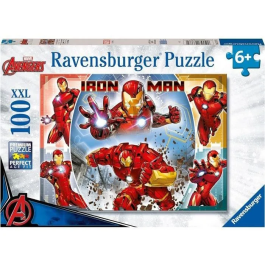 Ravensburger Puzzle XXL 100 piezas MARVEL HEROS El poderoso Iron Man / Marvel Avengers 4005556133772 A partir de 6 años