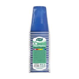 Set de 25 vasos bicolor azul y blanco 250 ml Algon (24 Cajas) Set de 25 vasos bicolor azul y blanco 250 ml Algon (24 Cajas)