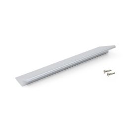 Emuca Lote de 10 tiradores para mueble Torrent, L150mm, intereje 128mm, Aluminio, Anodizado mate