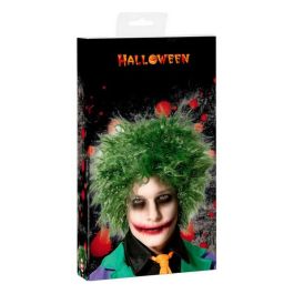 Peluca Halloween Payaso Asesino Verde