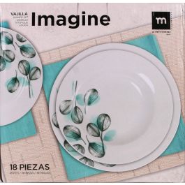 Vajilla Redonda Imagine 18 Piezas - La Mediterranea (2 Unidades) Vajilla Redonda Imagine 18 Piezas - La Mediterranea (2 Unidades)