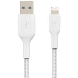 Cable USB a Lightning Belkin CAA002BT2MWH Blanco 2 m (1 unidad)