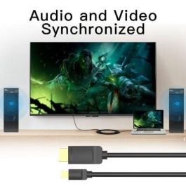 Cable Mini DisplayPort Vention HABBH Negro 2 m