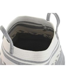 DKD Home Decor Cesta Basicos 30x45x30cm Rosa Gris (4 Unidades)