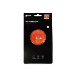 Gloria Play And Run Pelota Luminosa Led Naranja 6.35 cm para Perros