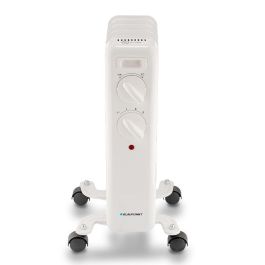 BLAUPUNKT Radiador de Aceite, 5 Elementos, 1000W, Calefactor Eléctrico, Altura 45 cm, Calefacción para Hogar