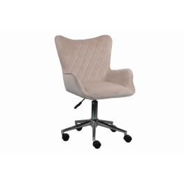 DKD Home Decor Silla Loft Crema Metal/Poliéster Plateado 56.5x80x52 cm Precio: 93.58999947. SKU: B1D6VD3P88