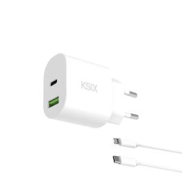 Cargador de Pared KSIX Blanco 30 W Cargador de Pared KSIX Blanco 30 W Precio: 21.49999995. SKU: B1D3M9AWEL