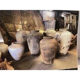 DKD Home Decor Ánfora Terracota Marron 80 x 130 x 80 cm