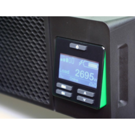 APC SRT3000XLI Sistema de Alimentación Ininterrumpida (UPS) Doble Conversión (en línea) 3 kVA 2700 W 10 Salidas AC