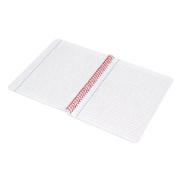 Liderpapel Cuaderno Espiral Wonder A4 Tapa Plástico 80 Hojas 90gr Rayado Horizontal con Margen Negro