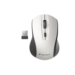 Ratón Inalámbrico GEMBIRD MUSW-4B-02-BS Blanco Negro/Plateado (1 unidad) Precio: 7.49999987. SKU: S5602147