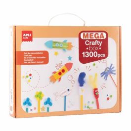 Apli Set de Manualidades Creativas con 1300 Accesorios, incluye Manual de Instrucciones y Guía para Niños a partir de 3 Años Precio: 14.49999991. SKU: B1CYKN68AY