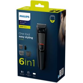 Philips Multigroom Series 3000 MG3710 Recortadora Inalámbrica Todo en Uno con 6 Herramientas Precio: 41.50000041. SKU: B19E9BLACZ