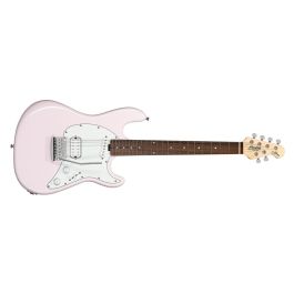 Sterling Cutlass SS30 HS Short Scale Guitarra Eléctrica - Shell Pink | Mástil Compacto 24" con Trémolo Vintage