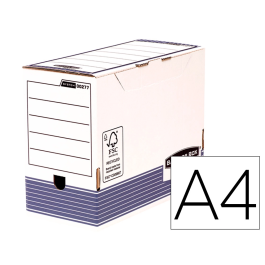 Fellowes Caja Archivo Definitivo A4 Cartón Reciclado Azul Lomo 150 mm Montaje Automático Precio: 3.50000002. SKU: B1GNG8Q6HX