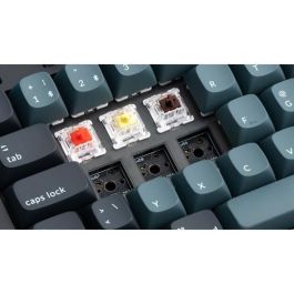 Keychron AAAQE90012 Teclado mecánico para juegos Q5 Pro con interruptor rojo ANSI y retroiluminación RGB