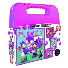 Educa Puzzles Progresivos Set 4 Rompecabezas 12-16-20-25 Piezas Minnie Happy Helpers en Maletín para Niños 3-5 Años Precio: 9.99944. SKU: S2403655