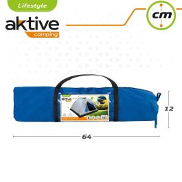 Tienda de Campaña Aktive 4 personas 205 x 130 x 205 cm (2 Unidades)