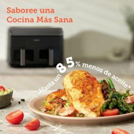 Cosori COS1707381744609 Freidora sin aceite Edición Chef de dos cestas, 8.5 L, 2 cestas, 8 programas, 1750 W, Negra