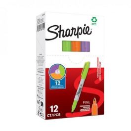 Sharpie Marcador Permanente Punta Fina Tonos Surtidos Lima, Naranja, Boysenberry (12 Unidades) (12 Unidades) Precio: 10.50000006. SKU: S8422781