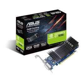 Asus NVIDIA GeForce GT 1030 GDDR5 2GB HDMI DVI HDCP PCIe 3.0 - Tarjeta Gráfica 0dB Silenciosa para HTPC - AUTO-EXTREME Technology