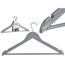 Set 3 Perchas de Madera Gris Kipit - 44 x 23.5 x 3.5 cm (24 Unidades) Precio: 52.69000055. SKU: B1HGNGZ9JF