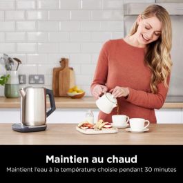 Ninja KT201EU - Hervidor de Agua Eléctrico Plateado 1.7L 2520-3000W