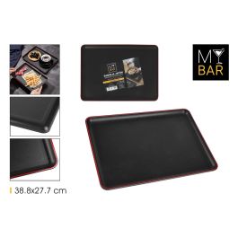 My Bar Bandeja Plástico Rectangular Estilo Japonés, Largo 38,7 cm, Ancho 27,7 cm, Alto 2 cm (12 Unidades) Precio: 40.49999954. SKU: B1GV9V3ZNB