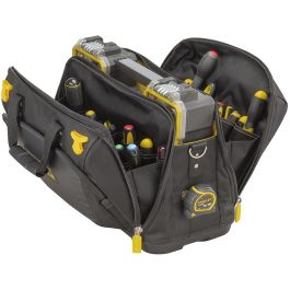 Stanley FMST1-80147 Bolsa de Herramientas Quick Access Fatmax Negra/Amarilla Nylon/Plástico con Asas y Tirante para Hombro